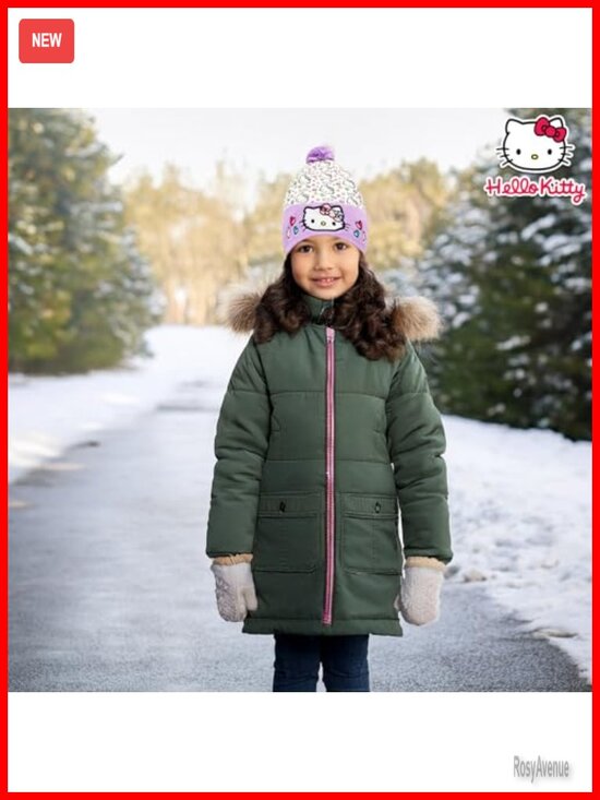 Hello Kitty Beanie - Sanrio Winter Pom Pom Hat - Officially Licensed - One Size